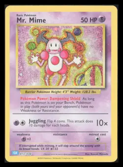 Mr. Mime Classic Collection Trading Card Game Classic 013/034 NM - Image 1