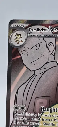 Team Rocket's Persian ex 219/182 SV10: Destined Rivals Ultra Rare FA Pokemon - Image 2