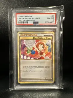 2011 Pokemon Cheerleader’s Cheer Call Of Legends #76 PSA 8 - Image 1