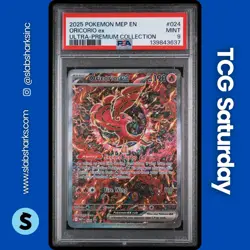 2025 POKEMON MEP BLACK STAR PROMO #024 ORICORIO EX ULTRA PREMIUM COLL. PSA 9 - Image 1