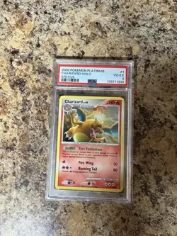 2009 POKEMON PLATINUM ARCEUS 1 CHARIZARD HOLO PSA 4 VG-EX - Image 1