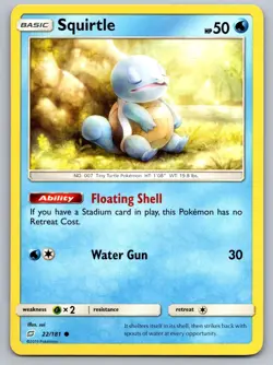 Squirtle 22/181 Common Team Up Pokemon Near Mint - Image 1