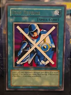 Yu-Gi-Oh! Stop Defense LOB-095 Rare NM - Image 1