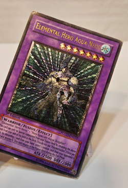 Ultimate Rare Elemental Hero Aqua Neos POTD-EN031 1st Edition Yugioh 1590 - Image 4
