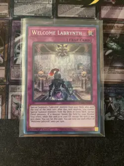 Yugioh Welcome Labrynth BLMR-EN102 Secret Rare 1st Edition NM - Image 1