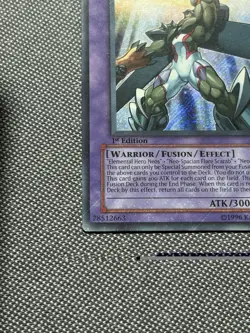 Yugioh Elemental Hero Magma Neos TAEV-EN043 Secret Rare 1st Ed HOLO BLEED - Image 2
