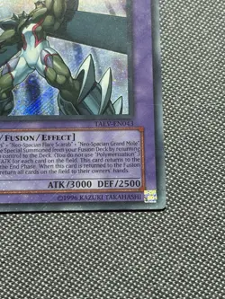 Yugioh Elemental Hero Magma Neos TAEV-EN043 Secret Rare 1st Ed HOLO BLEED - Image 3