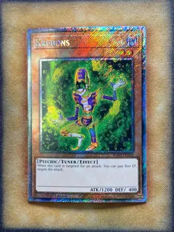 Yugioh Krebons RA03-EN201 Platinum Secret Rare 1st Ed NM - Image 1