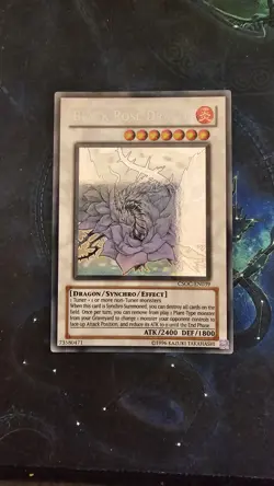 Konami Black Rose Dragon Ghost Rare Crossroads of Chaos Unlimited Ed CSOC-EN039 - Image 1