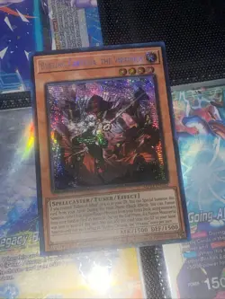Yugioh! Blazing Cartesia, the Virtuous MP23-EN162 1st Prismatic Secret Rare VLP - Image 1