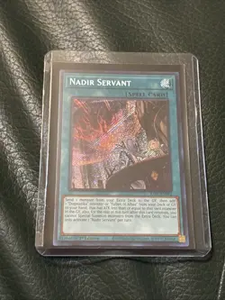 | Yugioh Nadir Servant RA01-EN062 1st Secret 25Th Anniversary Rarity NM 🔥 | - Image 1