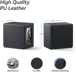 Versatile MTG Commander Card Box: 100-Card Capacity with Dice Tray Included - Image 3