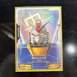 Gundam Card Game R-002 C++ Resource (English) RX-78 TCG Rare Foil Newtype Rising - Image 1