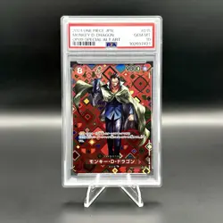 PSA 10 Dragon OP07-015 Emperors In The New World Japanese One Piece Card - Image 1
