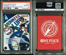 PSA 10 One Piece Card Luffy Dodgers & BVB Promo - 2 sequence English - Image 5