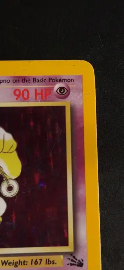 2000 Hypno 8/62 Fossil Rare Pokemon Card MP - Image 4