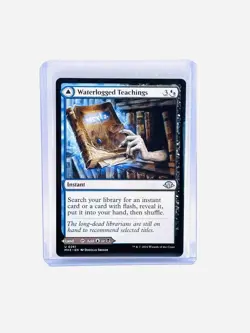 MTG, Waterlogged Teachings/Inundated Archive, Modern Horizons 3, Regular MT/NM - Image 1