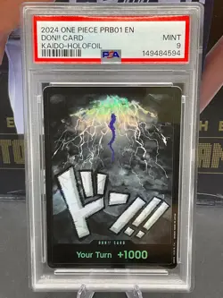 2024 One Piece English PRB-01 Don!! Card Kaido - Holofoil PSA 9 MINT - Image 1