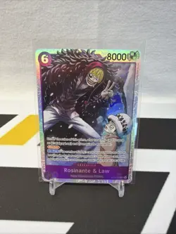 Rosinante & Law EB04-038 The Azure Sea's Seven Foil ONE PIECE CARD - Image 1