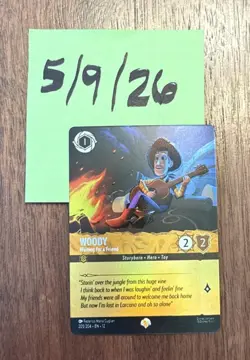 Woody - Waiting for a Friend - Epic 205/204 - Wilds Unknown Disney Lorcana - Image 1