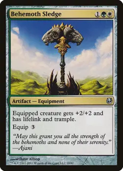 MTG Behemoth Sledge ** Duel Decks: Ajani vs. Nicol Bolas ** English - Image 1