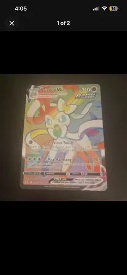 Arcanine & Sylveon VMAX Evolving Skies Rapid Strike Pokemon TCG Card Lot - Image 3