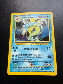 Gyarados 6/102 Base Set Holo LP Rare | WOTC 1999 Pokemon Card Vintage - Image 3