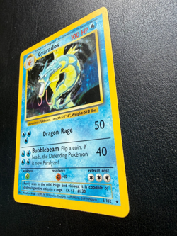 Gyarados 6/102 Base Set Holo LP Rare | WOTC 1999 Pokemon Card Vintage - Image 5