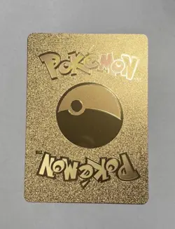 Soccer Pikachu EX HP9900 Gold Foil Fan Art Custom Display Card NM/M - Image 2