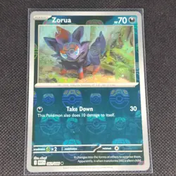 Zorua - 061/086 - Masterball Holo - White Flare - Pokemon Card - NM/M - Image 1