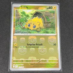 Joltik - 033/086 - Masterball Holo - White Flare - Pokemon Card - NM/M - Image 1