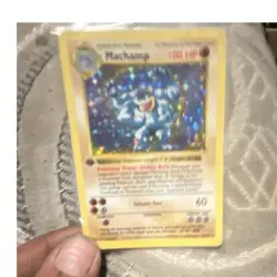 Machamp Deck Exclusives Holo Rare 1st Edition 8/102 1999 Pokemon TCG Card - Image 1