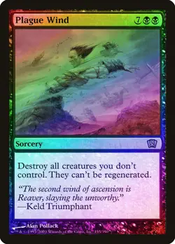 Plague Wind FOIL 8th Edition NM Black Rare MAGIC THE GATHERING CARD ABUGames - Image 1