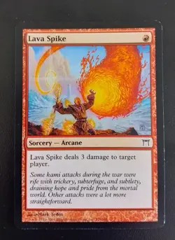 Magic the Gathering MTG Lava Spike Ungraded Lightly Played - Image 1