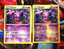 Gengar 60/162 Cosmos Holo & Reverse Holo Rare Pokemon Card Lot XY BREAKthrough - Image 1