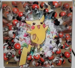 VINTAGE POKEMON PIKACHU RECORDS JAPANESE CD *NO CARDS* RARE HTF ORIGINAL ARTWORK - Image 1