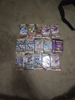 Pokemon Trading Card Game booster packs Opened Read Description - Image 1