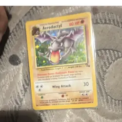 Aerodactyl Fossil Holo Rare 1/62 60 HP Wizards 1999 Pokemon TCG Card - Image 1