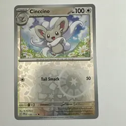 Cinccino 126/159 Reverse Holo Card Journey Together JTG Pokemon TCG NM - Image 1