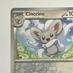 Cinccino 126/159 Reverse Holo Card Journey Together JTG Pokemon TCG NM - Image 3