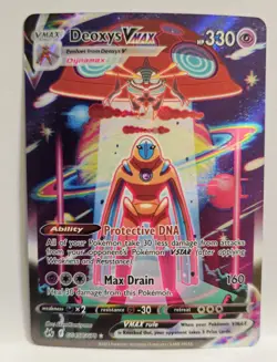 Pokemon Card Deoxys VMAX GG45/GG70 Crown Zenith Galarian Gallery - Image 2