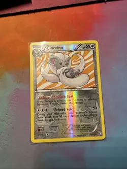 Cinccino Holo 105/113 Legendary Treasures Rare Pokemon TCG Card 2013 LP - Image 1