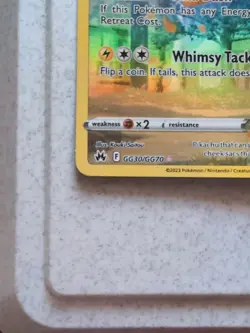 Pokemon Pikachu Crown Zenith Galarian Gallery Full Art Holo Card GG30/GG70 - Image 4
