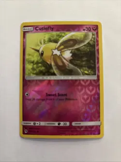 Cutiefly Lost Thunder 145/214 Reverse Holo Pokemon Card NM - Image 1