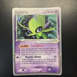 Celebi ex - 17/17 - Pokemon Pop Series 2 Holo Card LP+ - Image 1