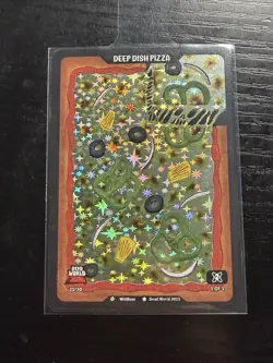 Dead World TCG Deep Dish Pizza 21/30 Rising Mini Set Holo Rare Card 2025 - Image 1