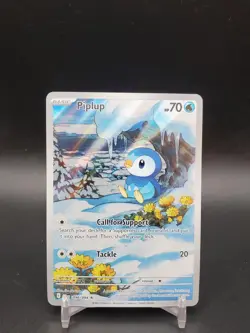 Piplup 098/094 Phantasmal Flames Illustration Rare NM Pokemon Card - Image 1