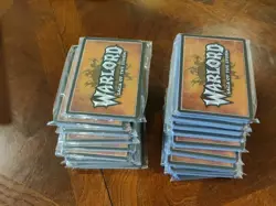 Warlord Saga of the Storm Bulk Retail Packs of 20 Cards Each. (440 Cards Total) - Image 1