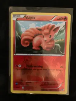 Pokemon Card Vulpix [Reverse Holo] #20 Pokemon Legendary Treasures - Image 1