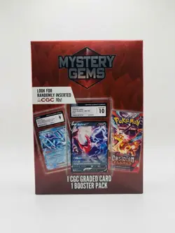 Pokemon Mystery Gems Box (1 CGC Graded Card & 1 Booster Pack) Factory Sealed Box - Image 2